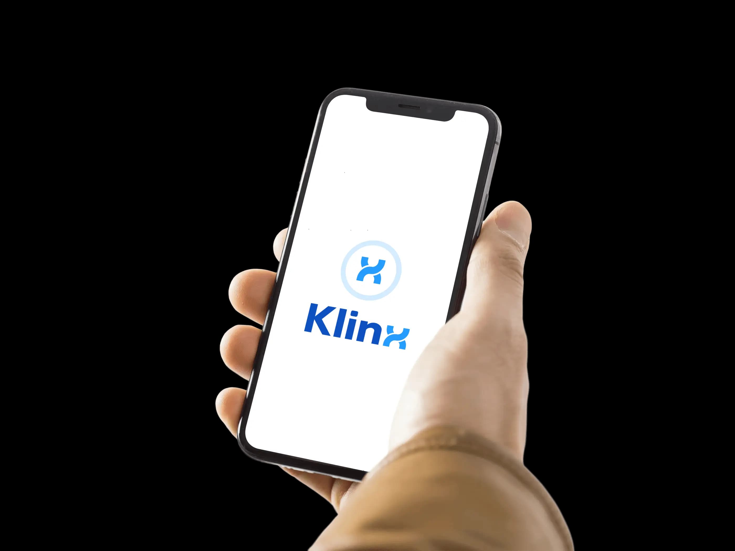 Klinx app on phone
