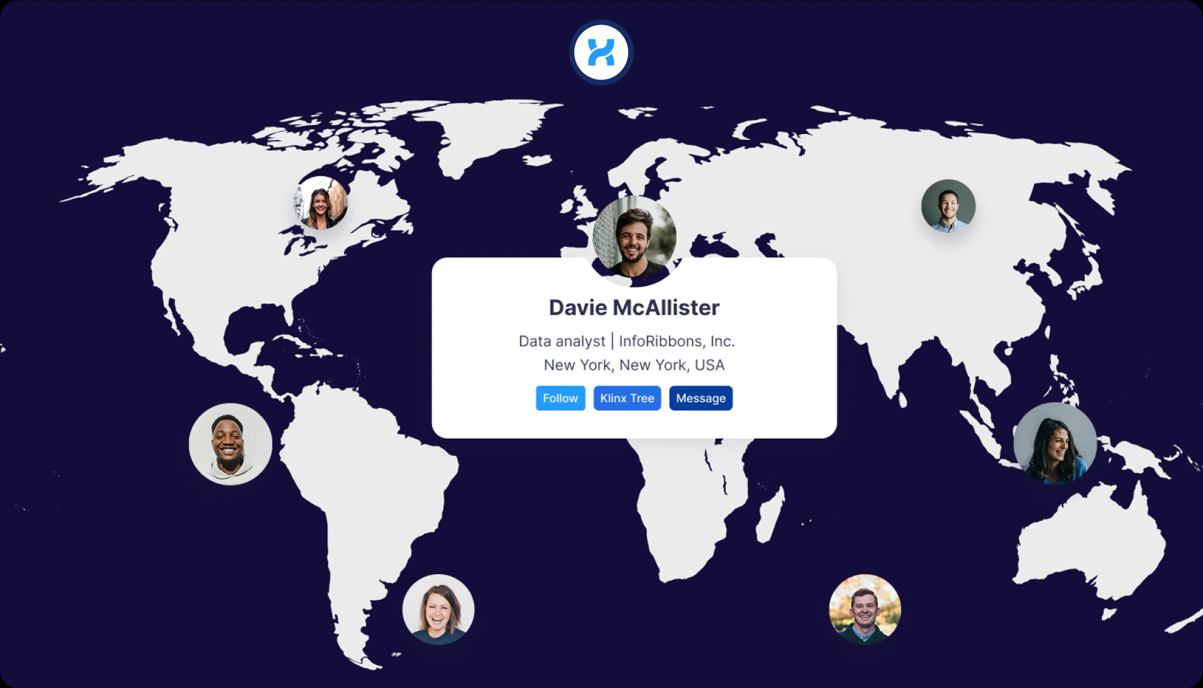 Map of the new hiring platform